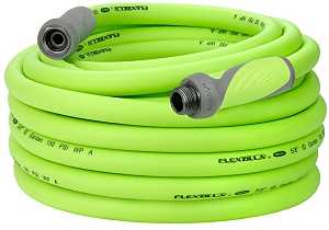 Flexzilla HFZG575YWS-N/CA Garden Hose, 5/8 in, 75 ft L, Green, GHT