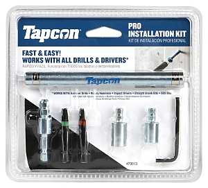 Tapcon 79013 Pro Installation Kit, Steel