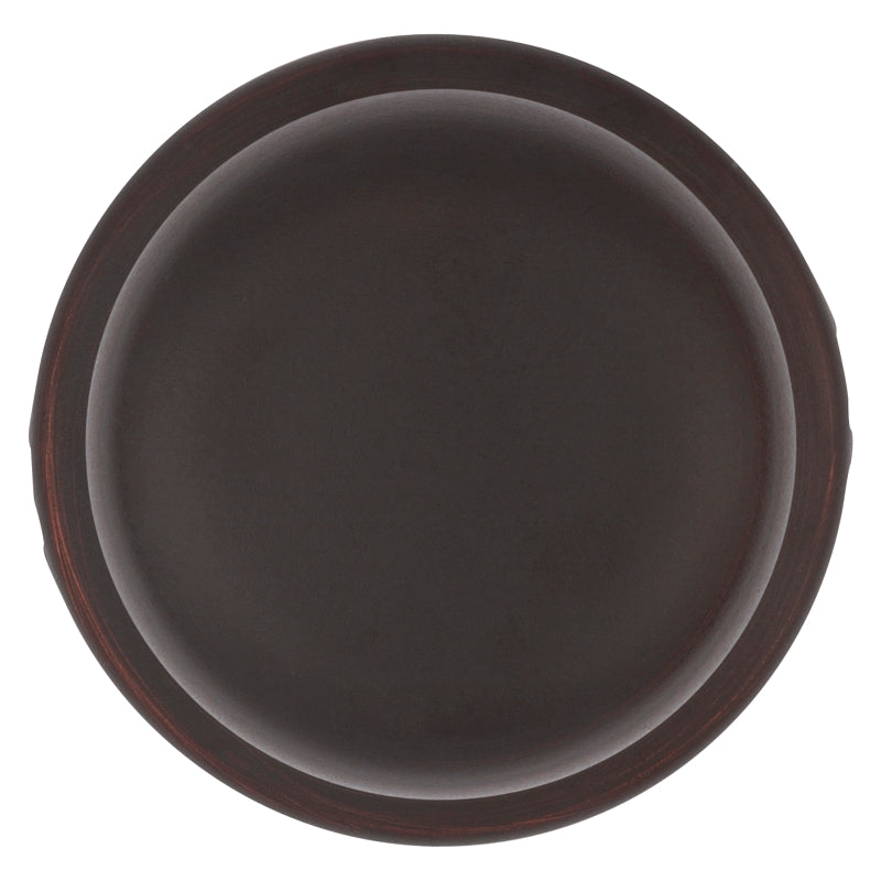 Kwikset 720J 11PCP6AL Passage Knob, Juno, Mushroom, 2-5/8 in H x 2-5/8 in W Dimensions, Zinc, Venetian Bronze