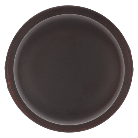 Kwikset 720J 11PCP6AL Passage Knob, Juno, Mushroom, 2-5/8 in H x 2-5/8 in W Dimensions, Zinc, Venetian Bronze