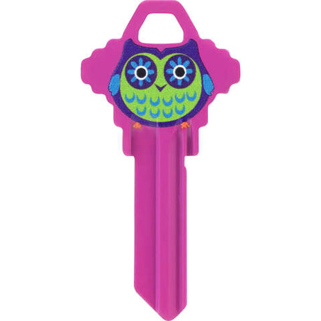 HILLMAN Wackey Owl House/Office Universal Key Blank SC1 Single, Pack of 6