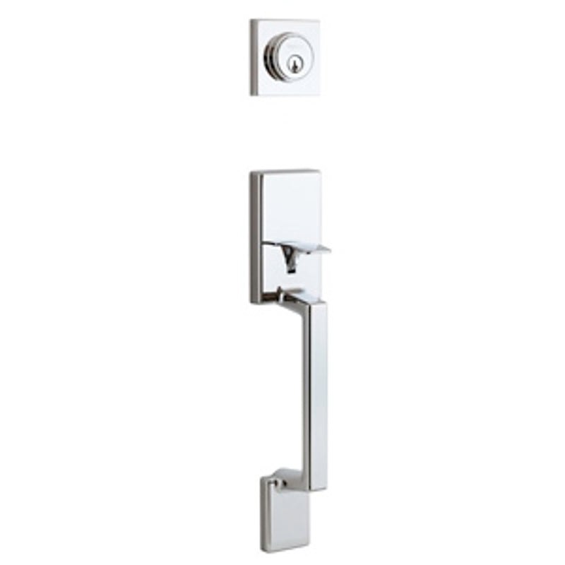 Taymor Professional Series 34-FV0766 Handleset, 3 Grade, Metal, Satin Nickel, 2-3/8 to 2-3/4 in Backset, WR5 Keyway