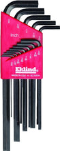 Eklind 10213 Hex Key Set, Includes: 0.05 to 3/8 in Keys, 13-Piece, Black