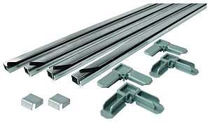 Make-2-Fit PL 7803 Screen Frame Kit, Includes: Frame, Spline, 36 x 36 in Screen Frame Suitable for