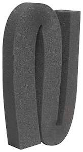 Frost King AC43H Air Conditioner Weatherseal, 2-1/4 in W, 42 in L, Polyurethane, Black