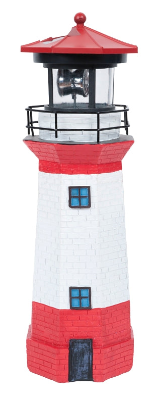 Boston Harbor 26150 Lighthouse, Ni-Mh Battery, 1-Lamp, LED Lamp, Polyresin Plastic Fixture, Battery Included: Yes, Pack of 9