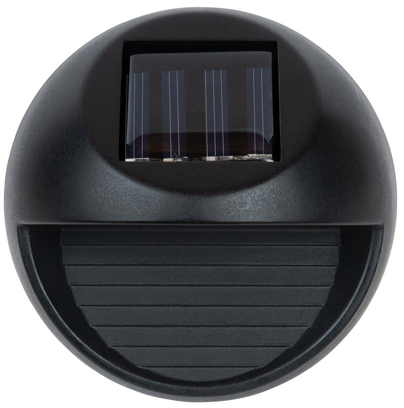 Boston Harbor 26081 Solar Light, NI-Mh Battery, AAA Battery, 1-Lamp, Plastic Fixture, Black, Battery Included: Yes