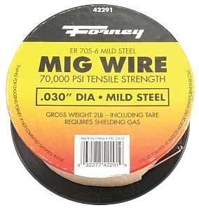 Forney 42291 MIG Welding Wire, 0.03 in Dia, Mild Steel