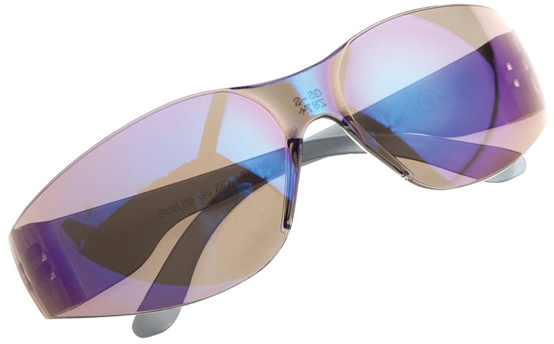 Forney 55338 Safety Glasses, Blue Lens