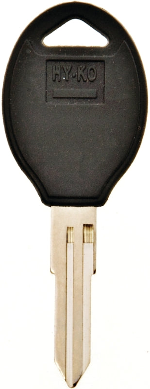 Hy-Ko 12005DA31 Automotive Key Blank, Brass/Plastic, Nickel, For: Nissan Vehicle Locks, Pack of 5