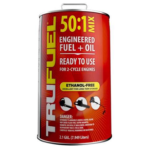 TruFuel Ethanol-Free 2-Cycle 50:1 Engineered Fuel and Oil 2.1 gal, Pack of 2