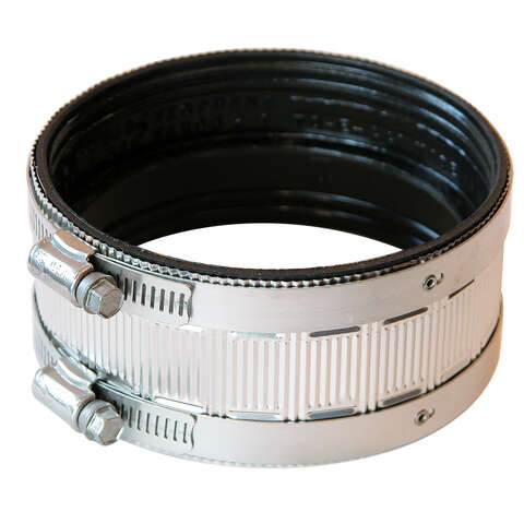 Fernco Schedule 40 4 in. 4 in. D PVC No Hub Coupling 1 pk