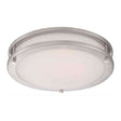 Westinghouse 3.5 in. H X 11 in. W X 11 in. L Brushed Nickel Ceiling Light