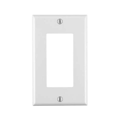 Leviton White 1 gang Thermoset Plastic Wall Plate 1 pk