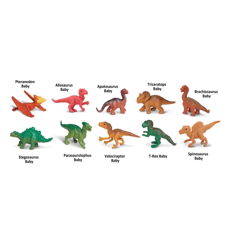 Safari Ltd. Toobs Dino Babies Toy Multicolor 10 pc