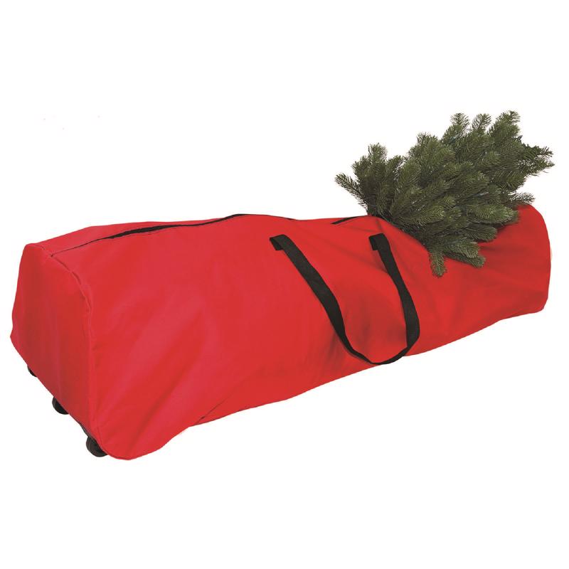 Dyno Red Rolling Tree Bag 7.5 ft. H X 22 in. W X 16.5 in. D, Pack of 4