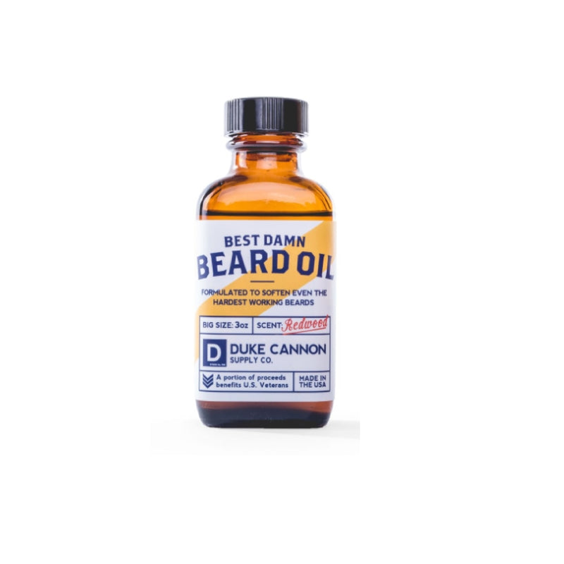 Duke Cannon Best Damn Beard Oil 3 oz 1 pk, Pack of 6