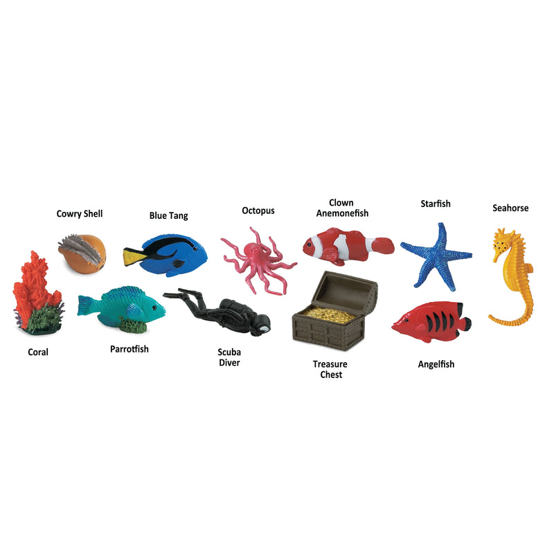 Safari Ltd. Toobs Coral Reef Toy Assorted 11 pc