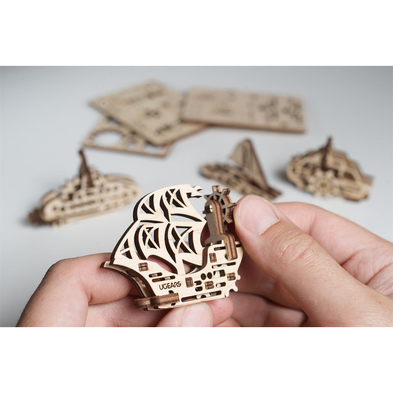 UGears U-Fidget 3D Puzzle Model Natural