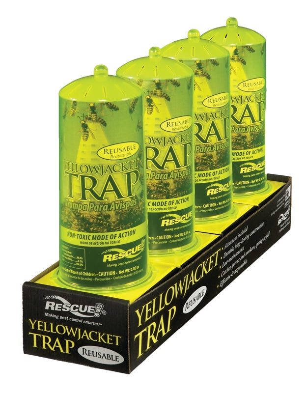 Rescue YJTR-SF4 Reusable Yellow Jacket Trap, Pack of 4
