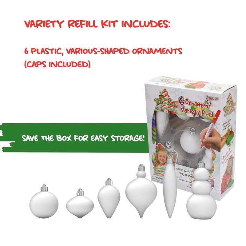 Hey Buddy Hey Pal Treemendous Christmas Ornament Plastic 6 pc