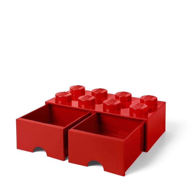 LEGO Storage Brick Drawer Red 3 pc, Pack of 3