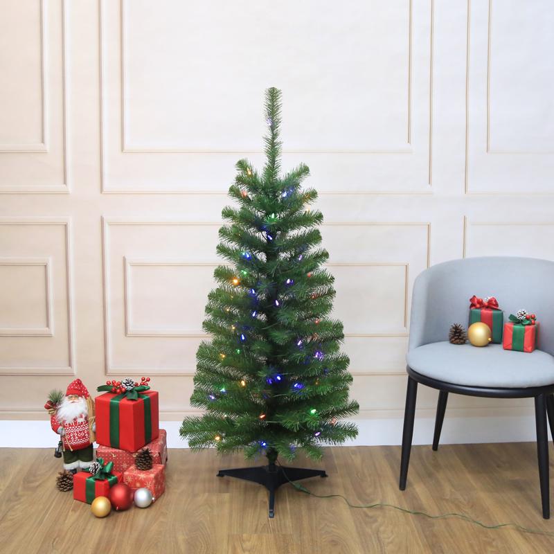 Celebrations 4 ft. Full LED 70 lights Color Changing Christmas Tree