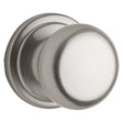 Kwikset Signature Series 720H 15RCLRCSBX Passage Knob, Hancock, Mushroom, Satin Nickel, Full Lip Round Corner Strike