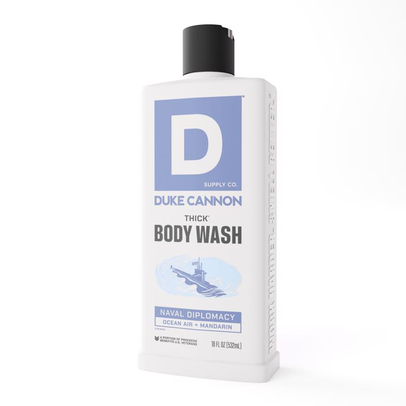 Duke Cannon Naval Diplomacy Ocean Air + Mandarin Scent Body Wash 17.5 oz 1 pk