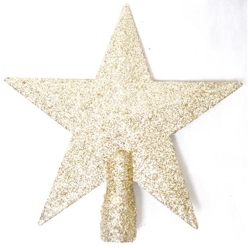 Celebrations Home Mini Glitter Star Tree Topper 6 in., Pack of 24
