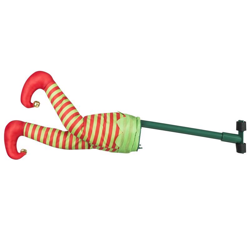 Mr. Christmas Green/Red Elf Kicker Animated Decor 16 in., Pack of 4
