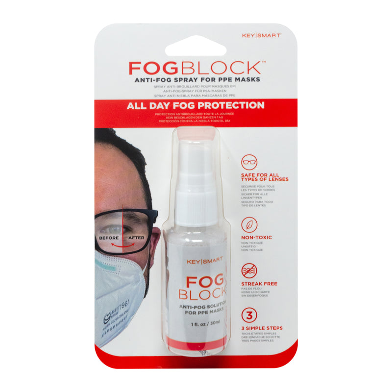 KeySmart FogBlock Anti-Fog Liquid 1 oz, Pack of 6