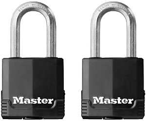 Master Lock Magnum Series M115XTLF Padlock, 1-7/8 in W Body, 5/16 in Dia Shackle, 1-1/2 in H Shackle