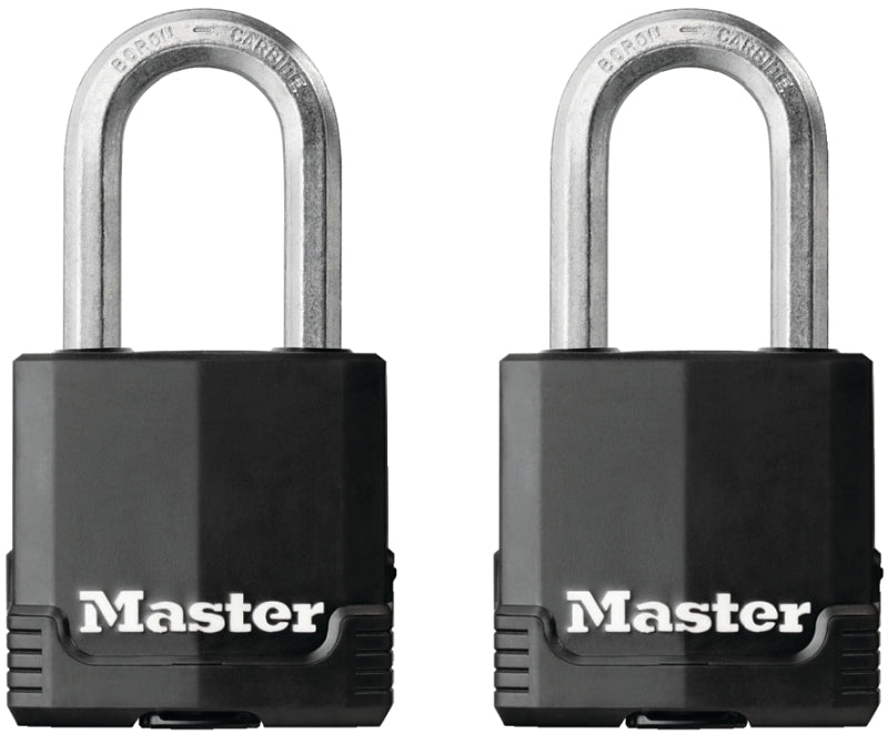 Master Lock Magnum Series M115XTLF Padlock, 1-7/8 in W Body, 5/16 in Dia Shackle, 1-1/2 in H Shackle
