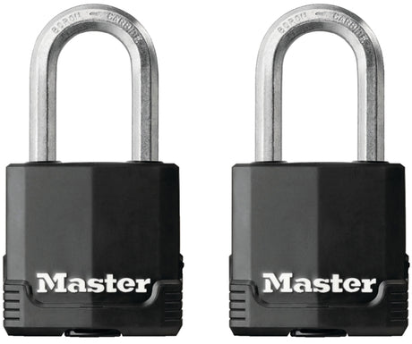 Master Lock Magnum Series M115XTLF Padlock, 1-7/8 in W Body, 5/16 in Dia Shackle, 1-1/2 in H Shackle