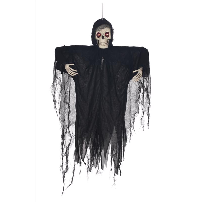 Seasons 39 in. Prelit Hanging Talking Ghoul Halloween Decor