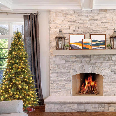 Celebrations 4 ft. Pencil LED 150 ct Grand Illum Color Changing Christmas Tree