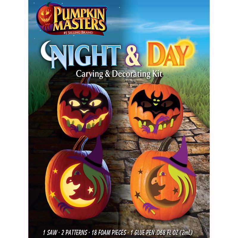 Pumpkin Masters Night and Day Carving & Decorating Kit 1 pk, Pack of 34
