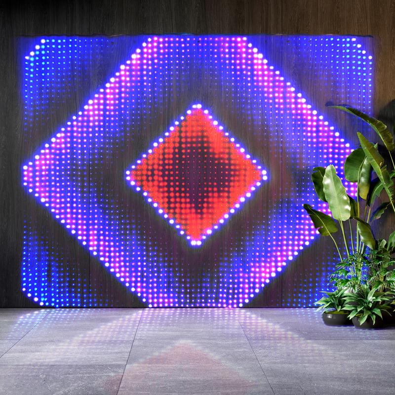 Holiday Bright Lights LED Micro Dot/Fairy RGB 3200 ct Novelty Christmas Lights 10 ft.