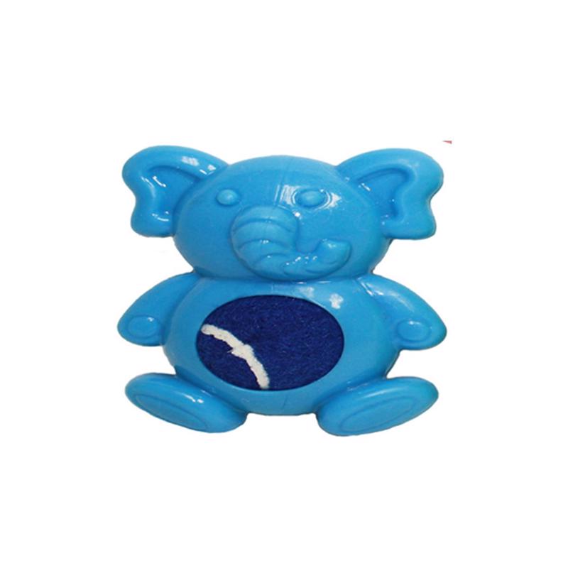 Multipet Assorted Rubber Tennis Tummies Dog Toy 4 in. 1 pk