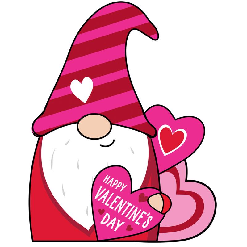 IG Design Valentine's Day Window Decor 1 pc, Pack of 6