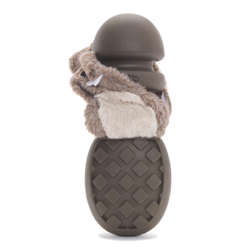 Bark Brown Plush PB Beaver Dog Toy 1 pk, Pack of 3