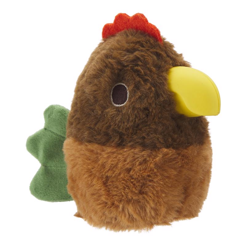 Bark Rubber Hen Dog Toy 1 pk, Pack of 3
