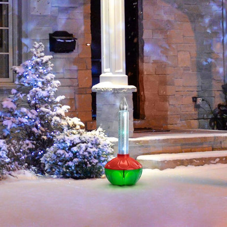 Mr. Christmas LED RGB Bubble Light 2 ft. Blow Mold