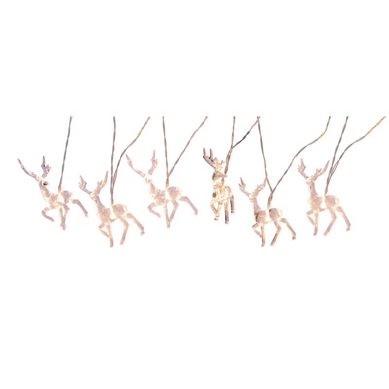 Celebrations LED Micro/5mm Warm White 10 ct String Christmas Lights 17.72 ft.