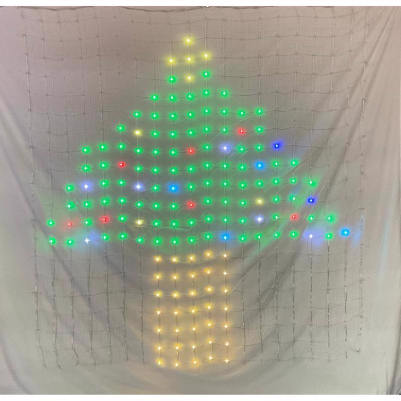 Celebrations LED RGB 720 ct Novelty Christmas Lights 5 ft.