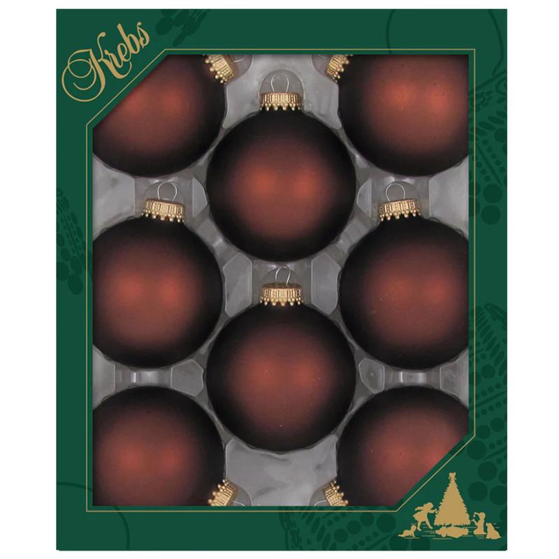 Christmas By Krebs Mustang Velvet Ball Ornament 2-5/8 in., Pack of 12