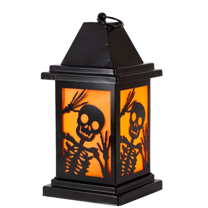 Gerson 12.2 in. Lantern Halloween Decor, Pack of 8