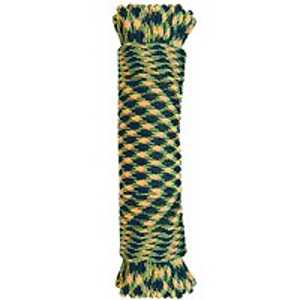 T.W. Evans Cordage 79-560 Paracord, 5/32 in Dia, 50 ft L, 30 lb Working Load, Nylon, Black/Orange