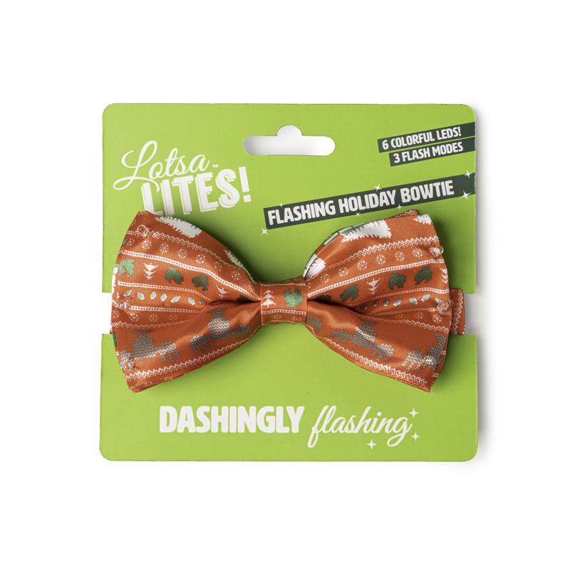 Lotsa Lights LED Multicolor Christmas Bow 5 in., Pack of 24